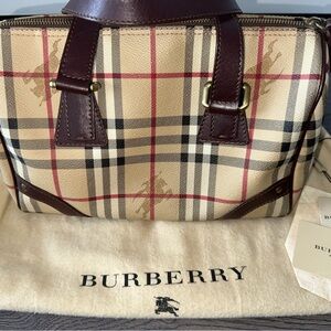 Authentic Burberry Boston Bag